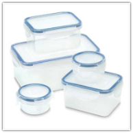 Plastic 10-Piece Assorted Storage Container Set
