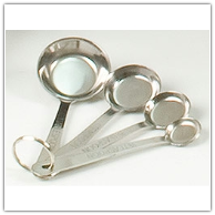 Stainless Steel 4-piece Measuring Spoon Set