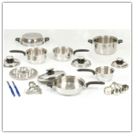 **26-Piece Stainless Steel Waterless Cookware Set