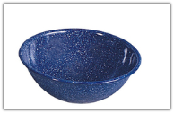 Stansport 7-Inch Speckled Blue Enamel Mixing Bowl