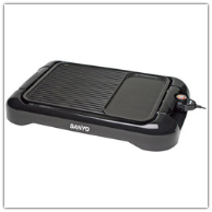 Sanyo Extra-Large 1300-Watt Indoor Barbeque Grill With Griddle