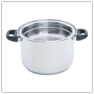 Steam Control 8 Qt Surgical Stainless Steel Stockpot & Pasta Cooker