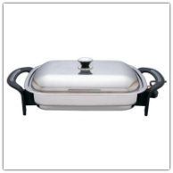 Precise Heat™ Rectangular Stainless Steel Electric Skillet