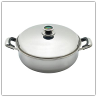 Chef's Secret® Thermo Control 12-Element Stainless Deep Skillet