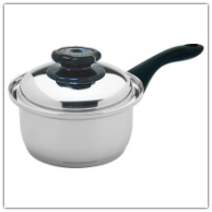 Maxam® 1.7 Quart 9-Element Stainless Steel Sauce Pan