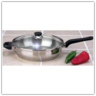 Chef's Secret® Stainless Steel Fry Pan Set