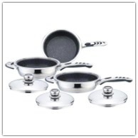 Precise Heat™ 6-Piece Surgical Stainless Non-Stick Skillet Set