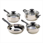 7-Piece Stainless Steel Assorted Cookware Set