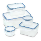 Plastic 10-Piece Assorted Storage Container Set
