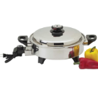 Precise Heat™ 3.5 Quart Surgical Stainless Steel Oil Core Electric Skillet