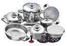 Carl Weill 16-Piece Stainless Steel Cookware Set