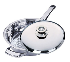 Mert 3 Qt Stainless Steel Fry Pan with Lid