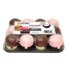 Range Kleen 12-Cup Muffin Pan with 12 Cupcases- Assorted