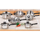 17-Piece Surgical Stainless Steel Cookware Set
