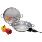 Precise Heat™ Round Stainless Steel Electric Skillet