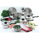 Chef's Secret® 15-Piece Stainless Waterless Cookware Set