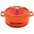 LaCuisine™ Orange Cast Aluminum Casserole Dishes-Assorted Sizes