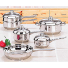 Yorkville™ 10 Piece Stainless Steel Cooking Pans