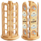 HealthSmart™ 25-Hole Brewing Cups Rotating Bamboo Rack