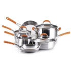Rachael Ray Stainless Steel 10-Piece Cookware Set